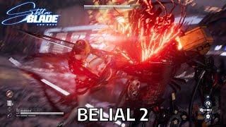 Belial No Damage Hard Difficulty Boss Fight  Stellar Blade [upl. by Nadoj]