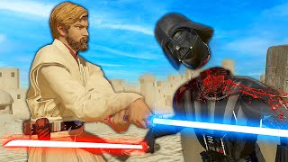 FIGHTING Darth Vader as ObiWan Kenobi  Blade and Sorcery VR Mods [upl. by Niletac]