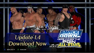 Here Comes The Pain All Stars Mod  Update 14 Download Now 6 Man Cage Match [upl. by Mloclam]