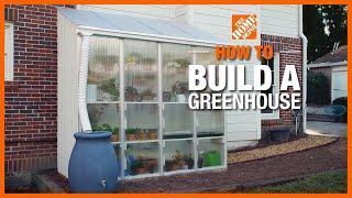 DIY Small Greenhouse  The Home Depot [upl. by Yrnehnhoj745]