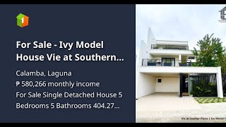 For Sale  Ivy Model House Vie at Southern Plains Calamba Laguna [upl. by Hu]