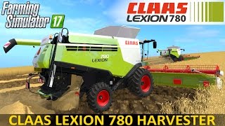 Farming Simulator 17 CLAAS LEXION 780 HARVESTER [upl. by Irac]