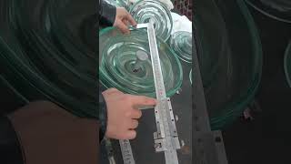 U210B 170280400 Electric Glass Insulator  400mm Creep Distance120bpm factory [upl. by Anirav616]