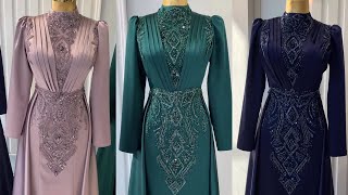 2023 Muhteşem Tesettür Abiye Modelleri düğün Abiye Elbise Amazing Hijab Dresses For Wedding [upl. by Alekal]