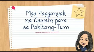 Pagganyak na Gawain para sa Demo Teaching [upl. by Ahgem638]