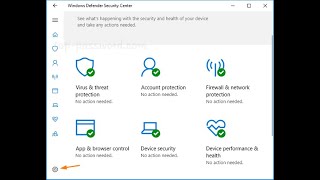 How to turn Off  Turn On quotVirus amp Threat Protectionquot in Windows 10 [upl. by Poock]