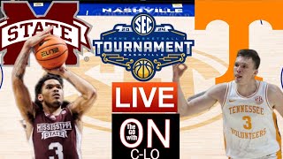 🔴Tennessee Volunteers Vs Mississippi State Bulldogs Live NCAA SEC Tournament Basketball Live Stream [upl. by Aldwin163]