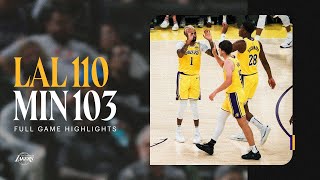 Lakers get First Win of Season vs Timberwolves  Full Highlights [upl. by Hovey]