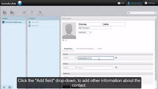 Roundcube  Manage Address Book [upl. by Letniuq]
