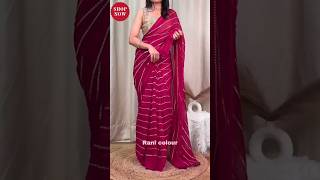 😍Vichitra Silk Designer Saree with Sequence Work Blouse🌹Rs790 Free Shipping🌹Order9787226978saree [upl. by Sophey596]