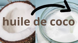 Comment je fabrique mon huile de coco naturel fait maison pour multiusage 💥 [upl. by Asyle]