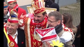 Günther Jauch besucht Oberemmeler Fastnachtszug [upl. by Rona]