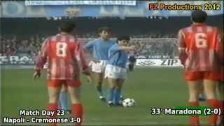 Road to Scudetto  19891990  SSC Napoli All Goals part 22 [upl. by Washington]