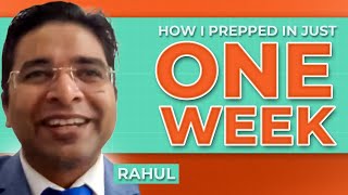 How Rahul Secured His Dream Job In Just A Week’s Prep [upl. by Meridel295]