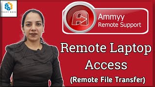 Ammyy Admin Remote laptop access  how can we access the laptop remotely  pc to pc file transfer [upl. by Enneyehs]