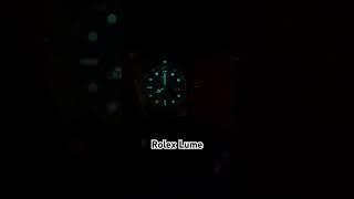 Rolex Submariner Lume on a dark plane flying across the US rolex luxury [upl. by Veda]