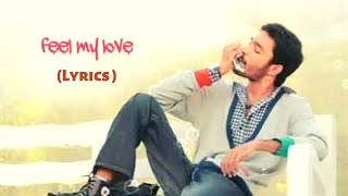 Feel My Love Video Song With Lyrics II Aarya II Allu Arjun [upl. by Ades866]