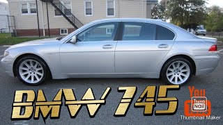 2003 bmw 745i review problems and transmission detail problems [upl. by Kalindi]