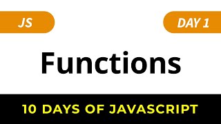 HackerRank 10 Days of JavaScript Solutions Functions Day 1 [upl. by Jaan]