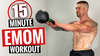 15 Minute Kettlebell EMOM Boost endurance and torch calories fast [upl. by Cecilia]