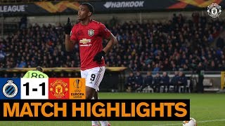 Highlights  Club Brugge 11 Manchester United  Europa League [upl. by Pelletier73]