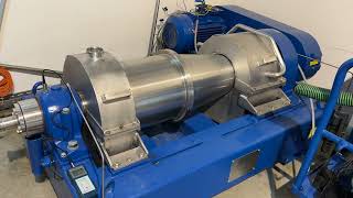 DECANTER CENTRIFUGE KHD HUMBOLT WEDAG S11  RUNNING TEST [upl. by Animar]