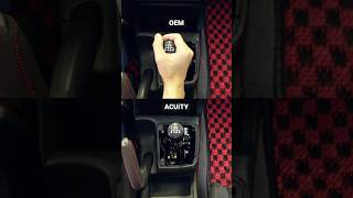 OEM Shifter vs ACUiTY Short Shifter 8thgencivic [upl. by Wise358]