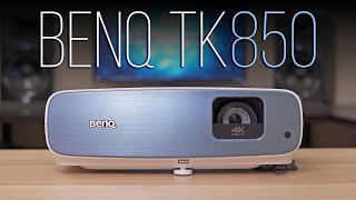 BenQ TK850 Review  A Great Living Room 4K Projector [upl. by Assirram]