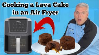 Cooking a Lava Cake in an Air Fryer  Sur La Table Kitchen Essentials Air Fryer [upl. by Saberhagen]