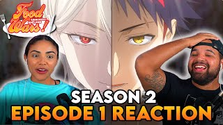 SOMA vs ALICE  Food Wars Season 2 Episode 1 Reaction [upl. by Erasaec49]