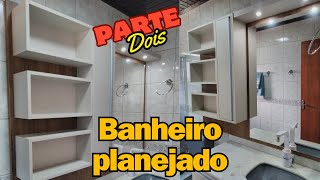 Como fazer banheiro planejado em MDF PARTE 2 [upl. by Silvers]