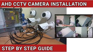 CCTV Camera Installation Practical Guide [upl. by Athiste506]