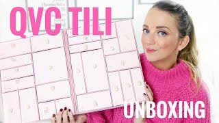 QVC TILI BEAUTY ADVENT CALENDAR 2017 UNBOXING  Paula Holmes [upl. by Orsola]