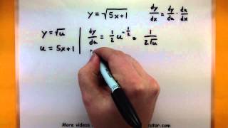 Calculus  Chain rule using Leibniz notation [upl. by Akvir]