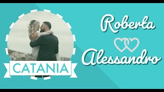 VIDEO MATRIMONIO CATANIA Roberta e Alessandro [upl. by Rivy]