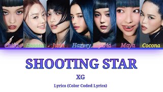 XGSHOOTING STAR Lyrics Color Coded Lyrics [upl. by Nonnag]