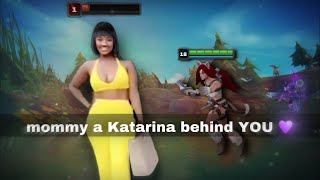 Mommy KATARINA BEHIND YOU 🤗😱💜  LoL  Dress to Impress [upl. by Ggerg]