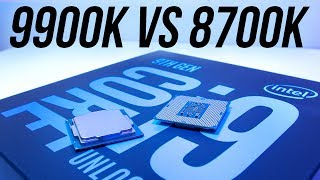 Intel i99900K vs i78700K  Best Gaming CPU [upl. by Nalak]