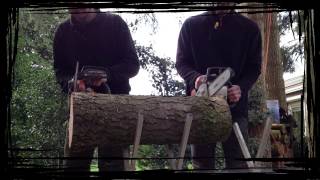 Stihl 201 TCM VS Husqvarna T540XP autotune [upl. by Attennhoj]