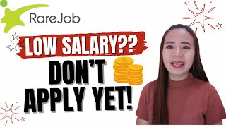 Honest Review About the SALARY in RAREJOB  Low Salary [upl. by Thayne330]