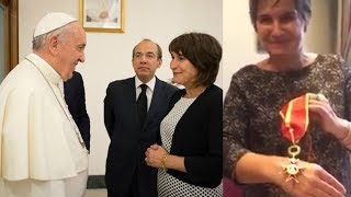 Francis Gives Medal Of Honor To Dutch ProAbortion Activist Lilianne Ploumen [upl. by Necyrb]