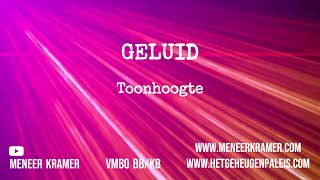 Geluid  Toonhoogte – 4K  VMBO BasisKader  NaSk 24 [upl. by Roter]