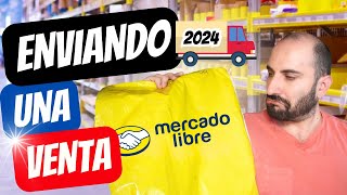 ¿Cómo enviar una venta a una agencia de MercadoLibre FACIL Y RAPIDO PASO A PASO 2024 [upl. by Elocim485]