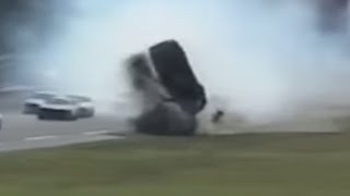 Rusty Wallace massive flip 1993 Daytona 500 [upl. by Arhas77]