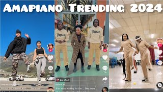 Amapiano Trending TikTok challenges  2024amapianodancechallengeamapiano [upl. by Lotti]