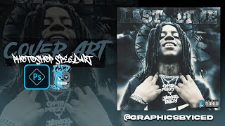 Simple Cover Art Design  Photoshop Tutorial  OMB Peezy [upl. by Ditter]