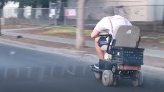 Gas powered mobility scooter [upl. by Celestyna]