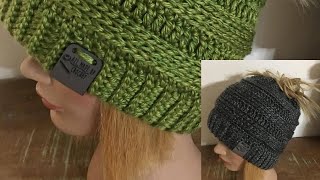 CC COPY CAT BUN BEANIE BY Tonia Hart [upl. by Eiramyllek]