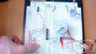 Sterowanie silnikiem krokowym ATmega8  stepper motor [upl. by Mel]