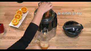 Appel worteltjes sinaasappel  Recepten Flash Juice Expert NL [upl. by Boggers]